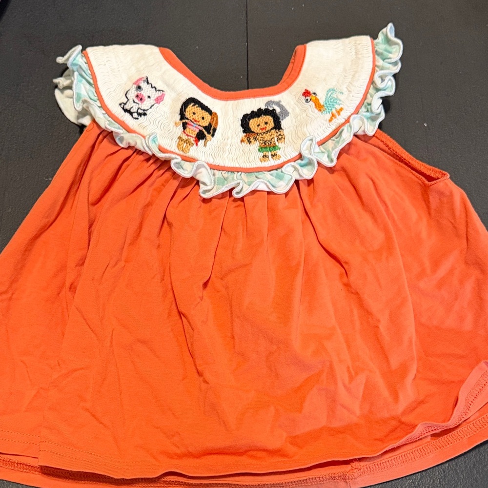 Disney Moana Smocked top